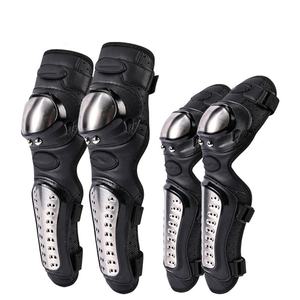 Ensemble de genouillères et coudières en acier inoxydable avec matériau EVA pour équipement de protection de course de moto - Product Image 1