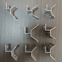 Système de montage solaire, panneaux solaires, support de montage solaire, clip d'installation de panneau solaire, clip d'extrémité de toit en aluminium et clip central.