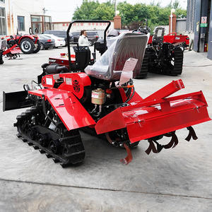 Cultivador de granja a precio de fábrica, cultivador rotativo con <span class=keywords><strong>control</strong></span> remoto, mini tractor de orugas agrícola - Product Image 5