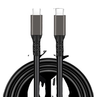 Câble de données USB 4 haute vitesse écologique 40Gbps Type C 20V 5A 100W PD Charge pour imprimante IOS Disponible en longueurs 1M 2M