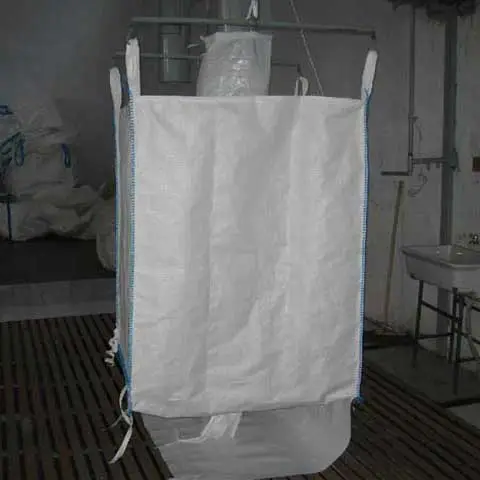 hot selling 1000kg Waterproof FIBC Bulk Bag for Sand Cement fertilizer 1 Ton Baffled Jumbo Big Bag