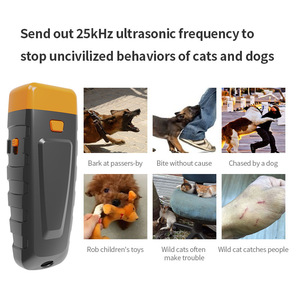 Bouchon d'aboiement portable <span class=keywords><strong>pour</strong></span> animaux de compagnie, lampe de poche LED, dresseur de chiens <span class=keywords><strong>à</strong></span> ultrasons, dispositif anti-aboiement haute puissance - Product Image 2