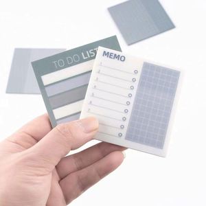 4 autocollants transparents Morandi pour animaux de compagnie, pour étudiants et fournitures de bureau, pour enregistrement de mémos et planification - Product Image 4