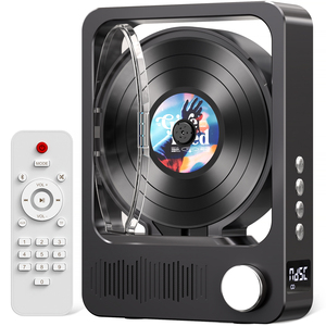 Lecteur <span class=keywords><strong>CD</strong></span>/DVD/VCD portable avec Bluetooth 5.<span class=keywords><strong>3</strong></span>, MP3, WMA, WAV, télécommande, chargement Type-C, longue autonomie de la batterie, fabrication d'usine - Product Image 1