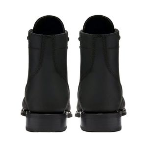 Bottes habillées pour homme en cuir véritable 100% cousues Goodyear, à lacets, à bout rond, toutes saisons - Product Image 3