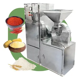 2 em 1 Pó Herbal Vegetal Plástico Criogênico Pulverizer Dry Ginger Garlic Grinder Grind Machine para Spice