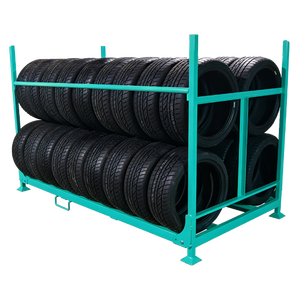 Étagère de présentation verticale pour pneus de voiture <span class=keywords><strong>TER</strong></span>, pour magasin de détail, <span class=keywords><strong>garage</strong></span>, support à cinq niveaux, étagères amovibles et empilables - Product Image 1