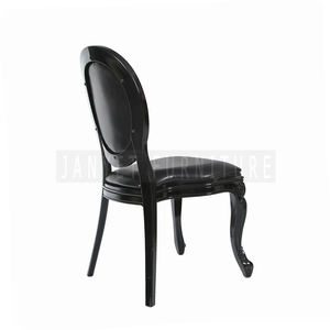Chaises de événement King <span class=keywords><strong>Louis</strong></span> noires empilables à dossier rond, en résine, vente en gros - Product Image 5