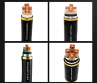 Cable de Alimentación de Cobre de Baja Tensión TTU de 0.6/1kv, Un Solo Núcleo, 4/0AWG 250 300 400 500 600 700 800 1000 MCM, Conductor de Cobre, Aislamiento XLPE