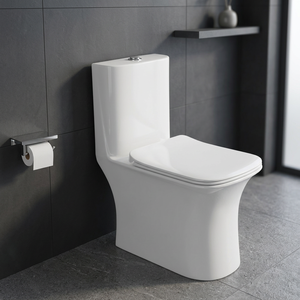 Vistaar CUPC China Luxury Modern Ceramic One Piece Water Closet White Toilet with Sink Sanitary Ware Mono <b>Block</b> <b>Set</b> - Product Image 1