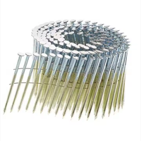 Fabricant de clous à palette en bois, clous enroulés à 15 degrés, collés en bande, 2,1 x 38 mm, pour travaux de construction