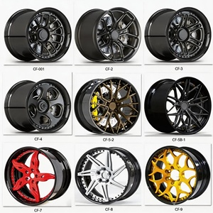 Rines de Aleación de Aluminio y Fibra de Carbono Forjados de Cinco Radios 19x8.5J 5x120.65 Nuevos para <span class=keywords><strong>Corvette</strong></span> (ET 40mm/25mm) - Product Image 6