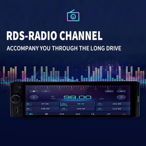 Autoradio multimédia 1 Din 6,28 pouces avec CarPlay sans fil, Android Auto, lecteur MP5, FM, USB, AUX-IN, autoradio - Product Image 3