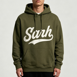 Usine de personnalisation de vêtements avec impression sérigraphique sur mesure - Sweat-shirt vintage <span class=keywords><strong>Sarh</strong></span> Script en tissu premium pour homme, coupe streetwear - Product Image 1