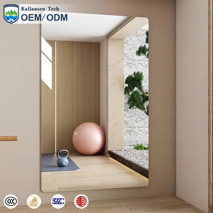 Espejo <span class=keywords><strong>de</strong></span> Cuerpo Entero Moderno Personalizado, Espejo Rectangular sin Marco para Montar en <span class=keywords><strong>la</strong></span> Pared, Espejos <span class=keywords><strong>de</strong></span> Baño para Hotel y Apartamento - Product Image 1