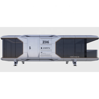 Z06 Capsule de camping design luxueux à la mode moderne Maisons préfabriquées Capsule House Space Capsule avec système intelligent