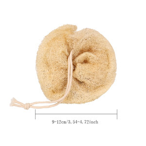 Offre Spéciale éponge de bain en luffa personnalisée entièrement naturelle Pouf de douche Boule de bain pour une exfoliation efficace - Product Image 2