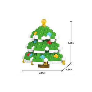 Offre Spéciale drôle Mini mignon noël bricolage bloc de construction <span class=keywords><strong>Puzzle</strong></span> jouets pour enfants dessin animé noël père noël <span class=keywords><strong>puzzle</strong></span> jeu éducatif - Product Image 6