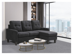 Divano Moderno a L in Tessuto, <span class=keywords><strong>Design</strong></span> Salvaspazio per Hotel e Soggiorno Domestico - Product Image 6