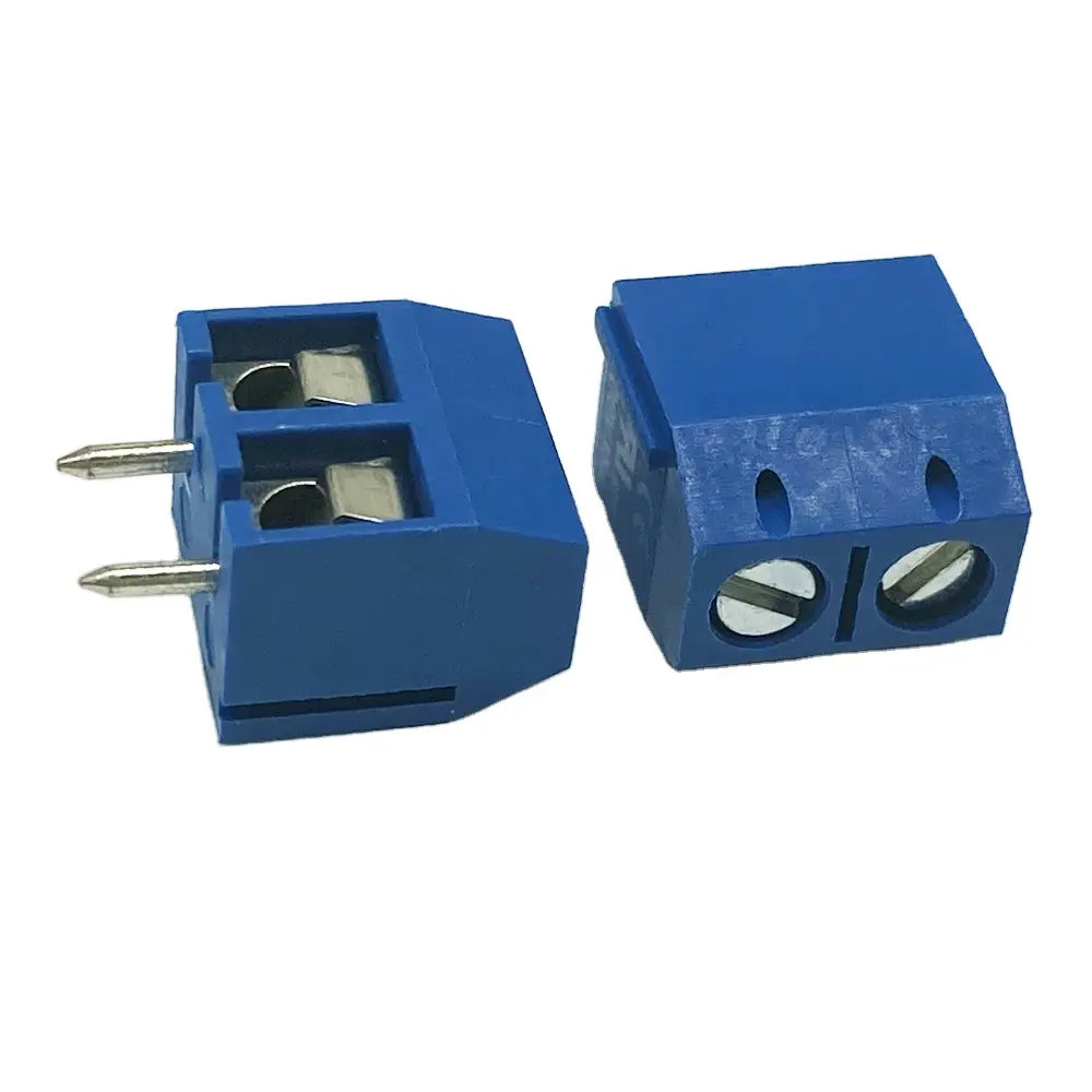 Borniers 5.0mm 2P droite universelle vis personnalisée PCB pour connexions électriques connecteur accessoires bornier