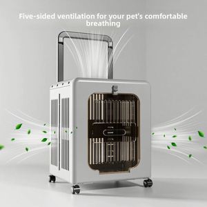Foldable ABS 4-<b>Wheel</b> Waterproof Pet Cart <b>Suitcase</b> for Cats Dogs Large Capacity Portable Outdoor All-Season Aviation Luggage Case - Product Image 4