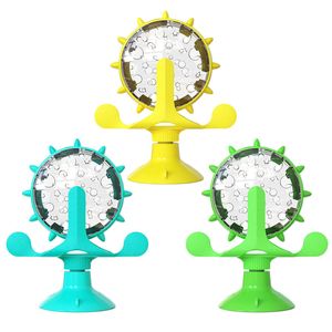 Jouet distributeur de friandises pour <span class=keywords><strong>chat</strong></span> <span class=keywords><strong>multicolore</strong></span> en forme de moulin à vent, avec ventouse, distributeur lent, jouet interactif pour <span class=keywords><strong>chat</strong></span> - Grande Vente - Product Image 1