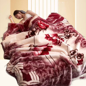 2023 Thickened Winter Fleece Blankets <b>Super</b> <b>Soft</b> Flannel Queen Korean Mink Blankets Heavy Flannel Fleece <b>Throw</b> Blanket - Product Image 2
