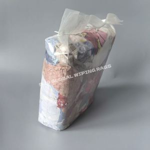 Trapos Industriales de Colores, 100% Algodón, Trapos de Limpieza de Algodón de Colores Mezclados para Limpieza - Product Image 1