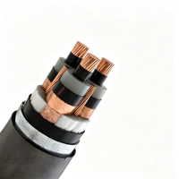 Câble d'alimentation basse tension blindé Cu/XLPE/SWA/PVC 0,6/1 kV IEC 60502-1 pour centrales électriques, mines et construction
