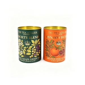 Fruit Candy Paper Can Food Grade Paper Tube Packaging Iron Lid Luxury Packaging <b>Round</b> Shipping Boxes Paper Cylinder <b>Box</b> - Product Image 4