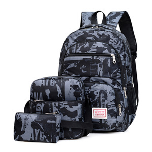 Panelled Large Capacity Laptop External Frame <b>Backpack</b> Physiological Curve Back Casual Zipper Waterproof Polyester - Product Image 4