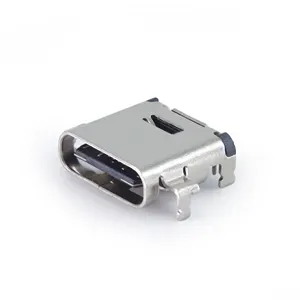 Conector fêmea para carro automotivo de energia nova, conector USB tipo C duplo SMT USB de 2,04 mm 24 pinos, altura de venda de fábrica, pode ser usado em carro