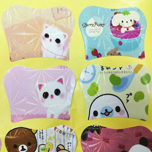 Adhesivo impreso personalizado impermeable PVC vinilo troquelado hoja embalaje pegatinas Logotipo de dibujos animados para niños - Product Image 6