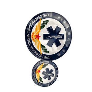 Haute visibilité casques de vêtements de travail personnalisés sacs de qualité industrielle PVC matériau réfléchissant patchs de sécurité avertissement <span class=keywords><strong>bande</strong></span> de sécurité - Product Image 2