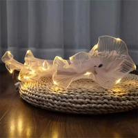 Bouquet de fleurs lumineuses LED pour la Saint-Valentin, emballage en papier maillé, matériel d'emballage pour les fournitures de fleuristes, emballage cadeau, cadeaux de fête