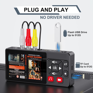 Convertidor Digital con Control Remoto, Grabador DVR/VHS con Captura de Video, Compatible con Entradas RCA y Alimentación CA/USB - Product Image 4