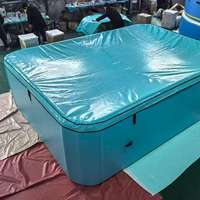 Piscine hors sol en PVC épaisse pour usage familial extérieur, fournisseur OEM, épaisseur >0,88 mm, durée de vie de plus de 10 ans, couleur et logo personnalisables