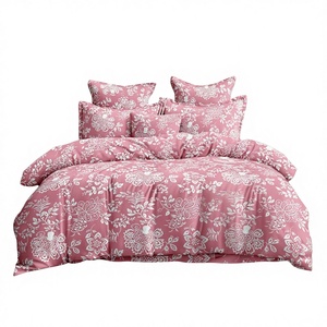 Ensemble de draps modernes en polyester tissé pour lit Queen Size avec deux taies d'oreiller, drap plat et drap-housse - Product Image 1