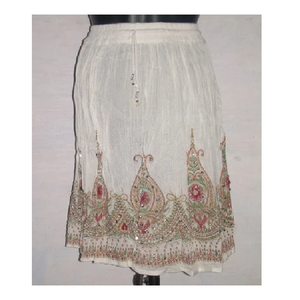 กระโปรงผ้าฝ้ายพิมพ์ลาย jaipuri กระโปรงยาวผ้าฝ้ายธรรมชาติ - Product Image 4