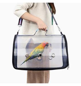 Kuş seyahat kafesi taşıyıcı ayakta levrek ve rahat Mat ile taşınabilir küçük kuş papağan Parakeet taşıyıcı - Product Image 2