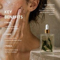 Huile de fleurs de menthe poivrée 100% pure et naturelle, sans additifs, hydratante, nourrissante, pour le corps, le visage, les cheveux, aromathérapie, vente en gros, 100 ml