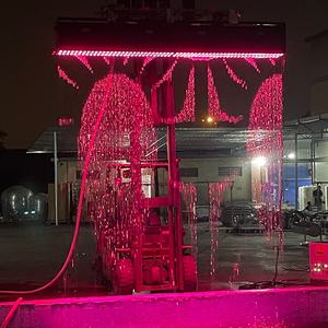 Fenlin ม่านน้ำสแตนเลสแบบดิจิตอลที่ทันสมัยน้ำพุน้ำตกอัตโนมัติสำหรับโรงแรมล็อบบี้สวน - Product Image 1