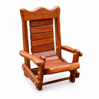 Support de téléphone pliable en bois de rose, support de bureau en bois, décoration pour la maison et le bureau, cadeau, OEM, vente en gros, support de téléphone en bois