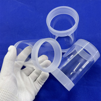 Tube en quartz transparent de grand diamètre, tube en verre de quartz 1000mm 900mm 800mm 700mm 600mm 50mm pour photovoltaïque
