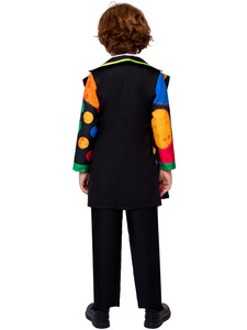 Happy Party Circus Clown Cosplay Disfraces de payaso de terror en blanco y negro Halloween para niños Parque de atracciones <span class=keywords><strong>Joker</strong></span> - Product Image 4