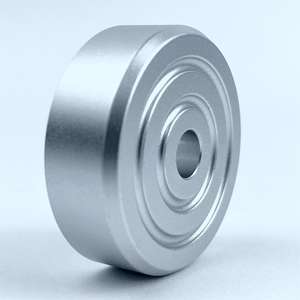 Adaptateur universel pour disque <span class=keywords><strong>vinyle</strong></span> 7 pouces Grand trou Manchon excentrique Absorbant les chocs Poids du plateau tournant en aluminium Stabilisateur <span class=keywords><strong>45</strong></span> RPM - Product Image 3