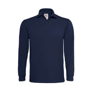 Polo à manches longues bleu taille M produit d'outil tourné - Product Image 2