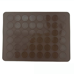 Petit tapis de cuisson rond en silicone résistant à la chaleur résistant au four à pâtisserie vente en gros - Product Image 3