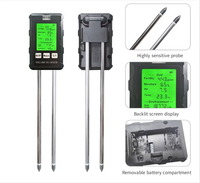 Testeur de pH du sol portable 6-en-1 avec sonde