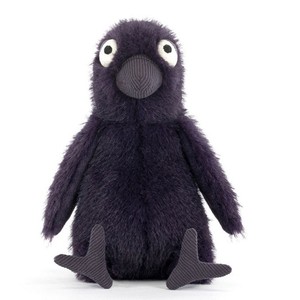 Peluche Corbeau Noir Créatif Ultra Doux en Coton PP, Jouet Animal Mignon pour Machines à Pinces, Hauteur 31-50cm, pour Enfants de 4-6 Ans, en Boîtes - Product Image 1